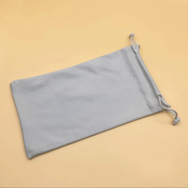 wholesale Cheaper soft drawstring custom microfiber eye glasses sunglasses bag pouch case