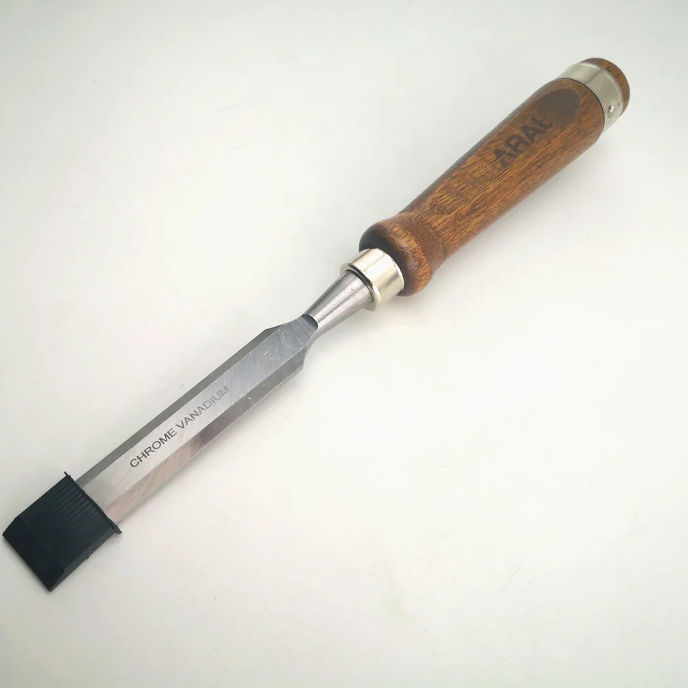 Customized Logo 6 Pcs Walnut Wood Chisel Woodworking Hand Tools