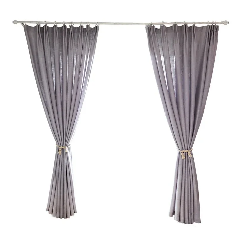 High Quality Good Looking White Curtain Sheer Semi-blackout Sheer Curtain Fabric Linen