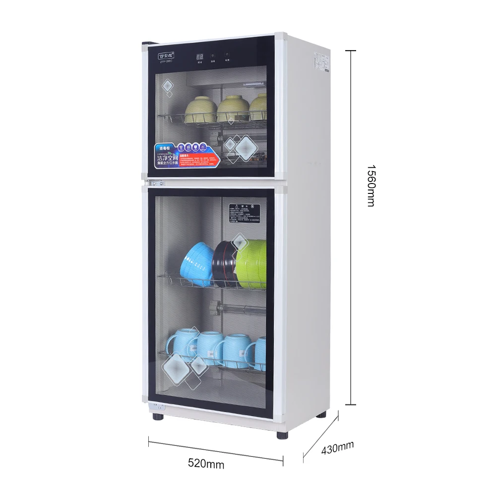 Steam heating and humidifying tableware disinfection cabinet dish dryer stainless steel sterilizer