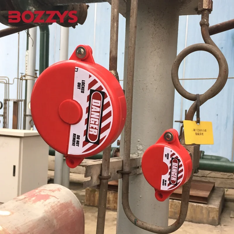 BOZZYS Industrial Safety Rotating Standard Gate Valve Lockout  Suitable for Valves with a Handwheel Diameter of 165-254MM