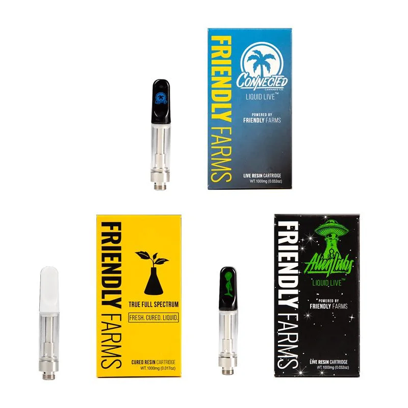 Оптовая продажа, картридж для электронной сигареты, 0,8 мл/1,0 мл, керамическая катушка из пирекс-стекла, толстый картридж для электронной сигареты CBD Oil