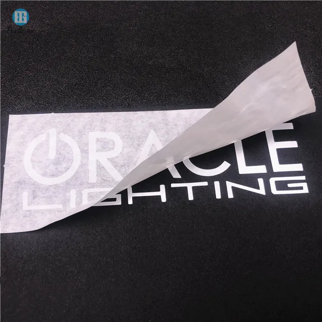 Anime Car Custom Die Cut Out LOGO Letter Top UV Weather Resist Window Transfer Vinyl Car Decals