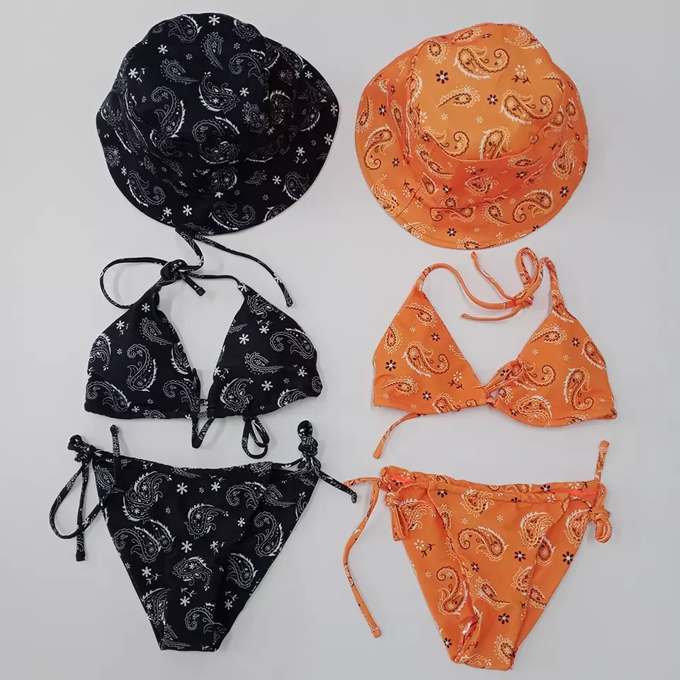 2023 custom  plus size hot sexy string  bikini young girl swimwear woman thong bikinis beachwear