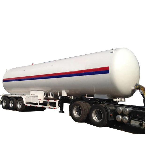 Dongfeng Tractor Head Factory price axles LPG tank Propane gas tanker semi trailer for sale
