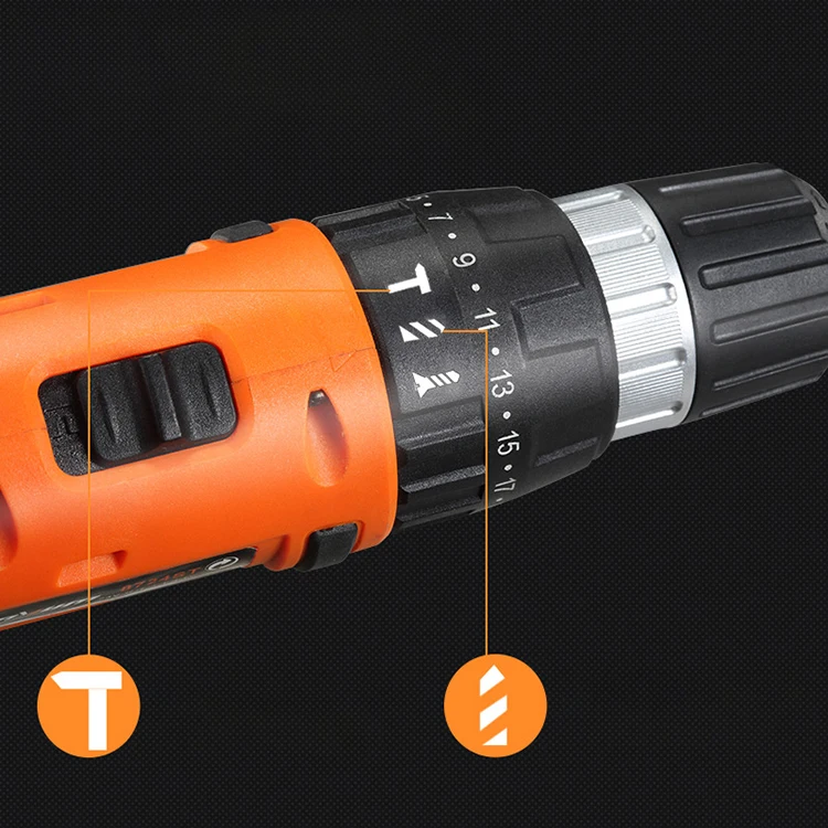 Custom High Precision Home Held Cordless Lithium Battery Electric Screwdriver Drill Set Drill Screw Driver Power Tools