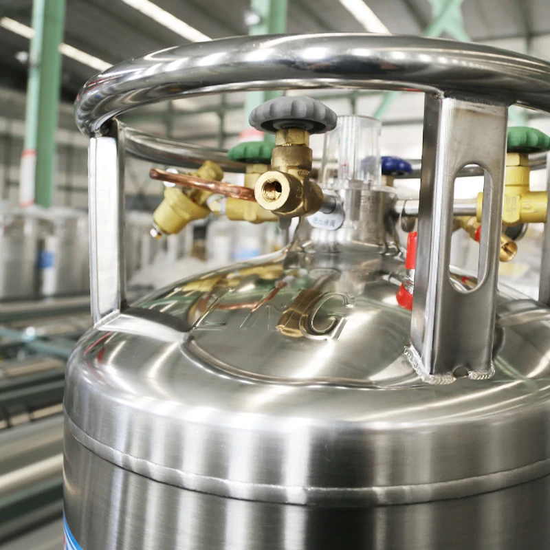 195L Lox Liquid Oxygen Dewar Cylinder Dewar Cryogenic Cylinders From China Runfeng