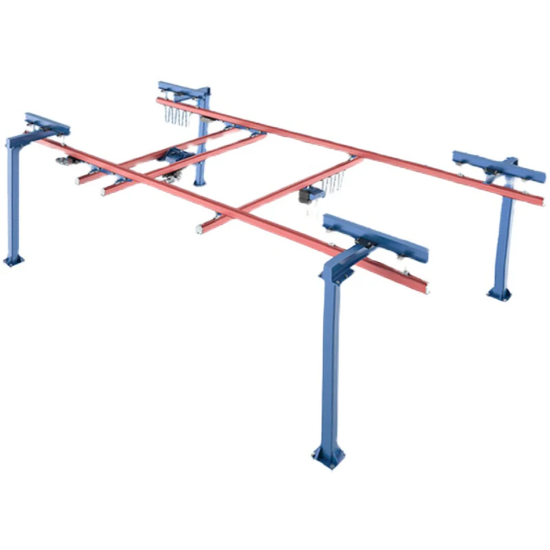 Hot sale 1 ton 2 ton workstation combined crane rigid light freestanding bridge crane system Mini Combined Suspension Type Crane