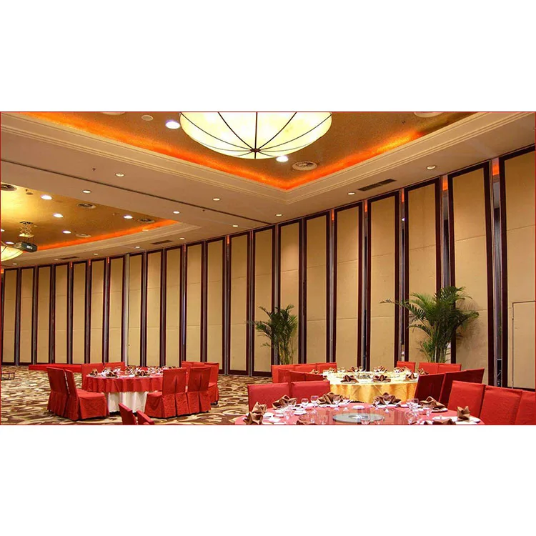 Decorative soundproof movable partition walls sliding partition door panel for hotel banquet hall and conference room