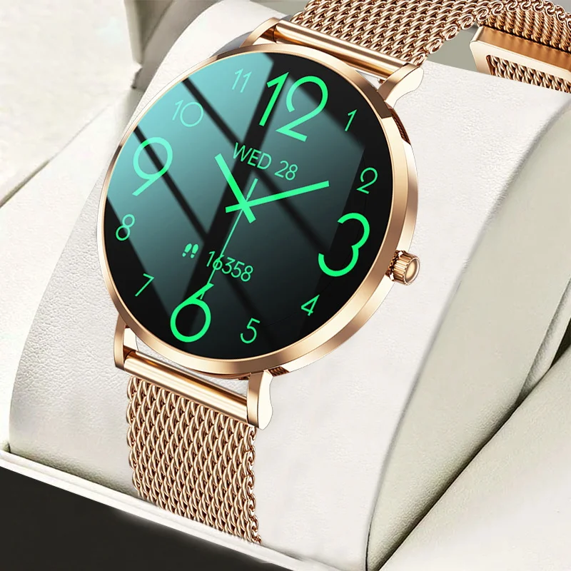 VALDUS 1.19 Inch AMOLED Screen 6.8MM Slim Design IP68 Waterproof Smartwatch Support Multi Sports ModeVL43 PRO Ladies Smart Watch