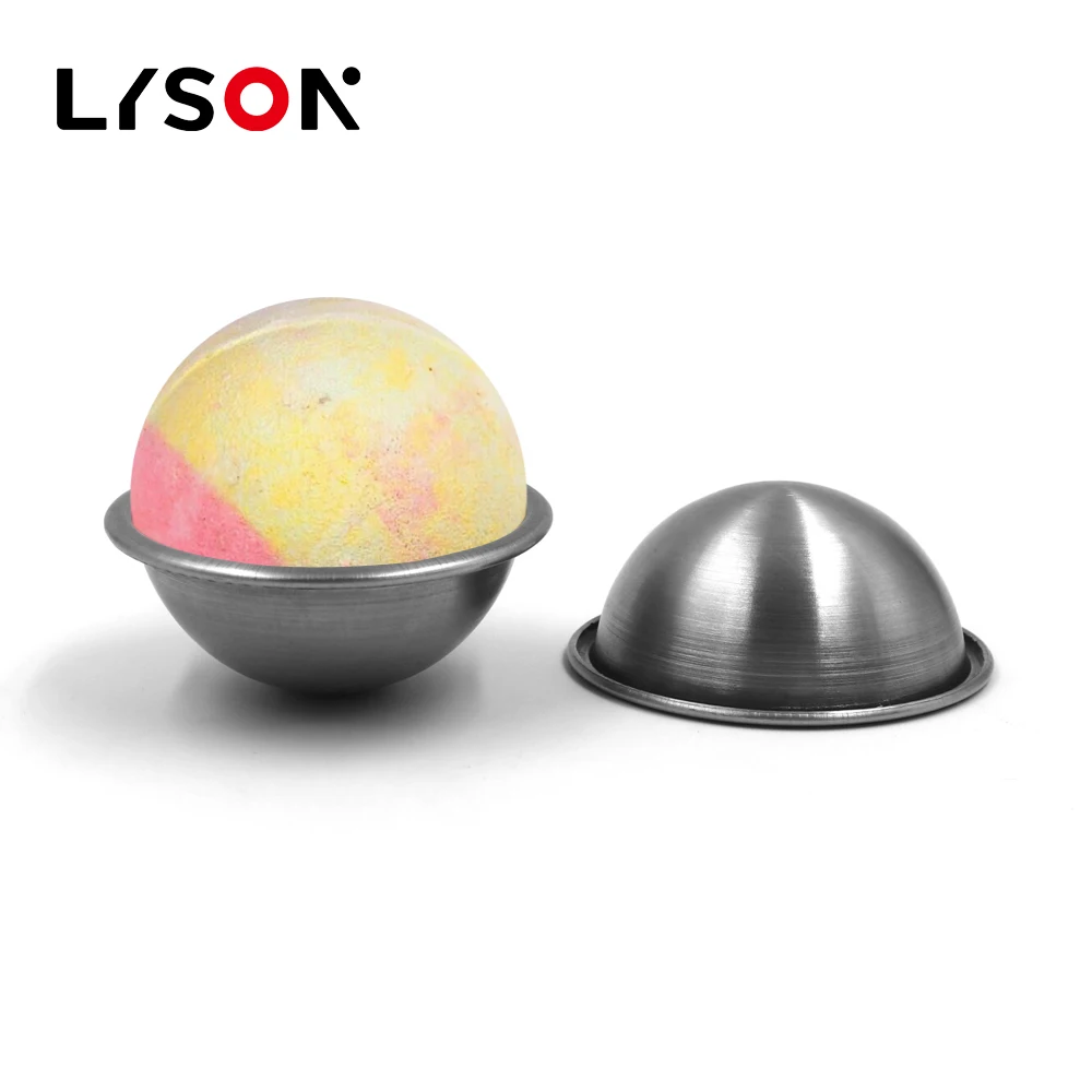 Aluminium Bath Bomb Molds with Lips Size from 50mm to 65mm Various Shapes Acceptable