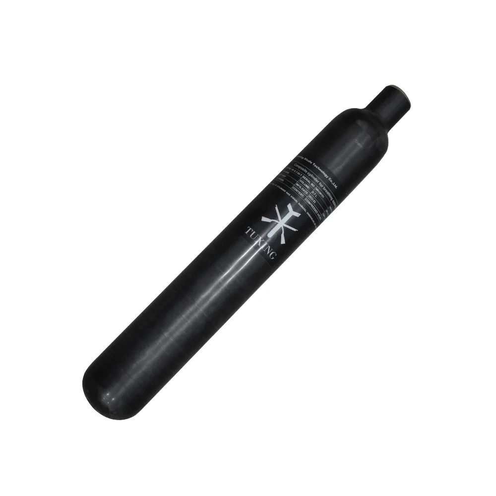 TUXING Hot Sale Wholesale Ce Certified 700cc 0.7L 300bar 4500psi 30mpa PCP Scuba Diving Hunting Compressor Carbon Fiber Air Tank