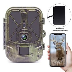 Live Stream Trail Camera 4K Video 30MP WiFi APP BT Hunting Cameras With 10000mAh Li-Battery Night Vision WiFi940PROLI