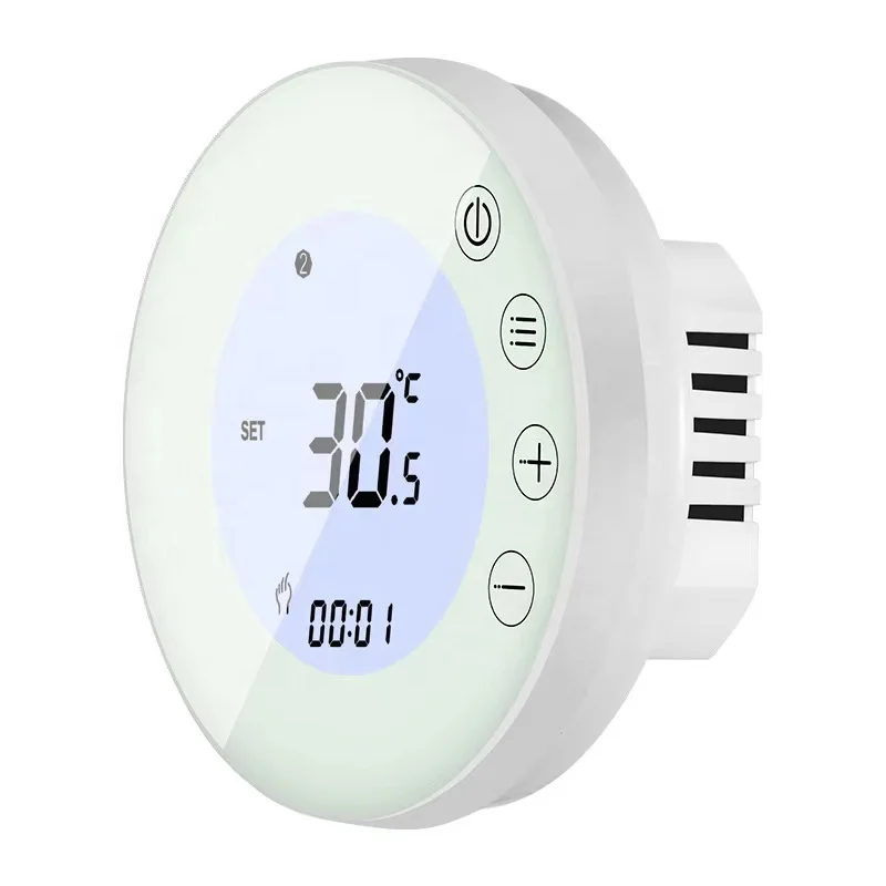 X7H Round Programmable Google Home Alexa Electric Heating Digital Smart Wifi Room Thermostat TUYA