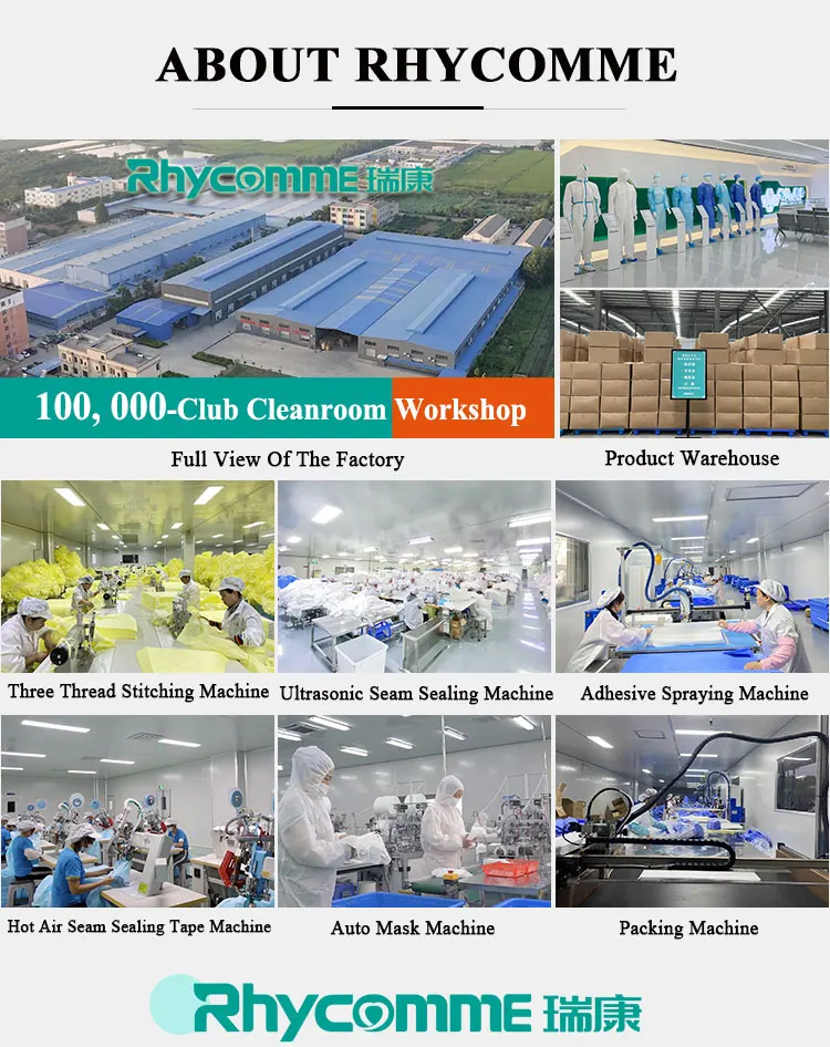 Rhycomme type5&6 disposable protective coverall