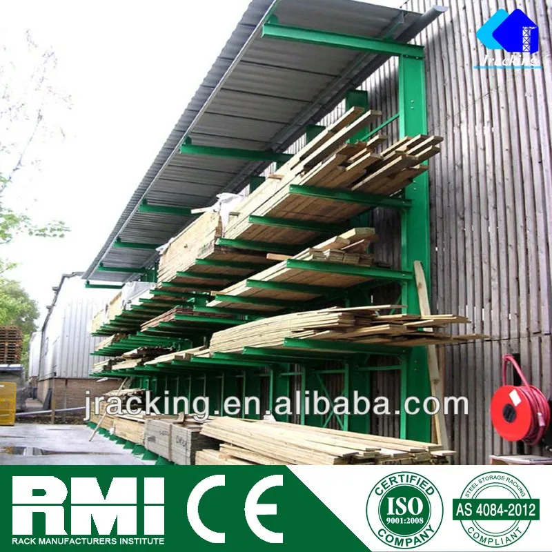 Large Capacity Logistics Equipment Cantilever Racking Galvanized Canteliver Racking