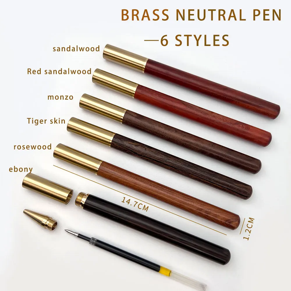 Hot Sale Variety Of Rare Wood Signature Pen With Pen Box Business Gift Set Handbag Can Custom Logo