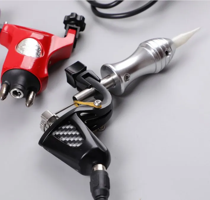 FEL New Professional Tattoo Machine Rotary Pen Kit Power Supply Cartridge Full