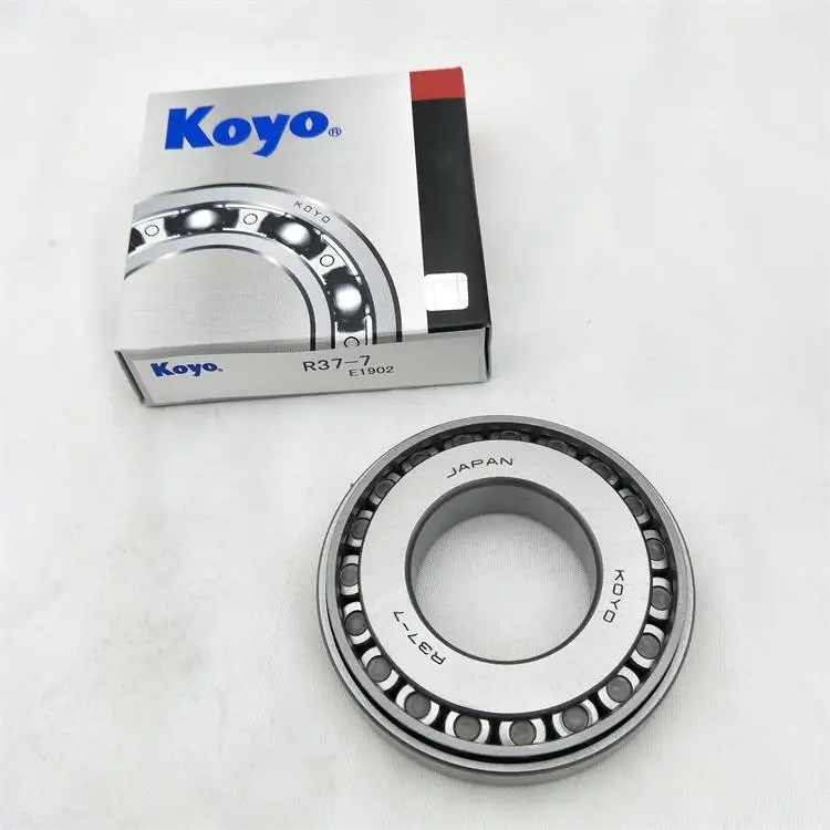 Japan KOYO Bearing 37X77X12/17mm R37-7 Automobile Taper Roller Bearing R37-7