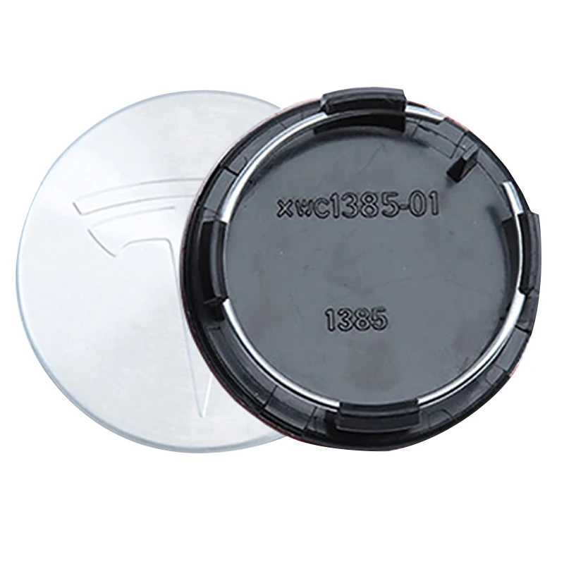 Auto parts hub cap standard 56mm tire center cap rim plastic cap customized Tesla logo wheel cover