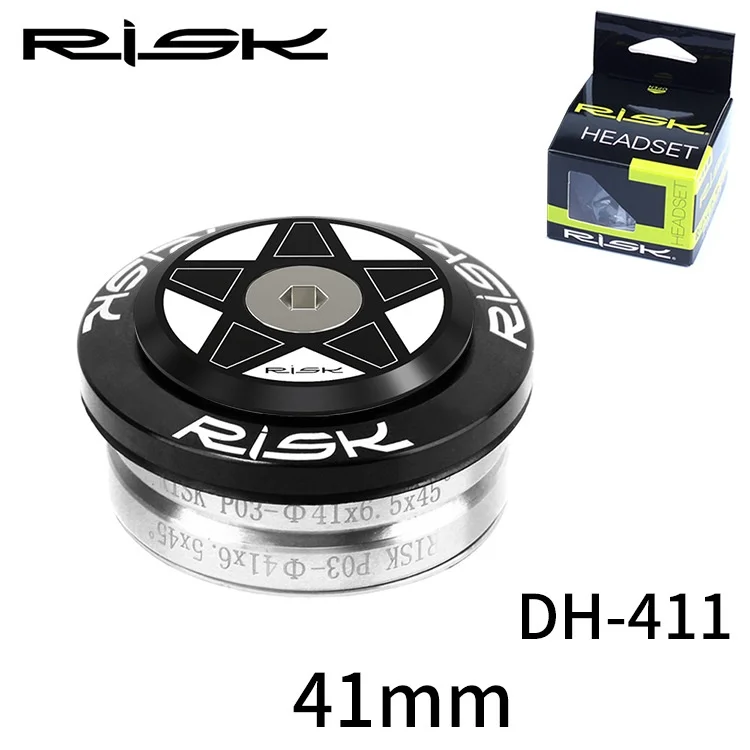 New style RISK Road bike41/41.8/42mm Straight pipe Headset built-in Fully hidden bearing28.6mm Front fork of the frame