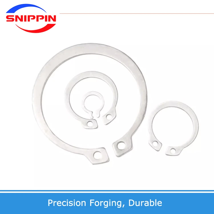 GB894.1 304 Stainless Steel Elastic Retaining Ring For Axis M5 M6 M7 M8 M9 M10 M11 M12 M13 M14-M160 External Snap Washer Circlip