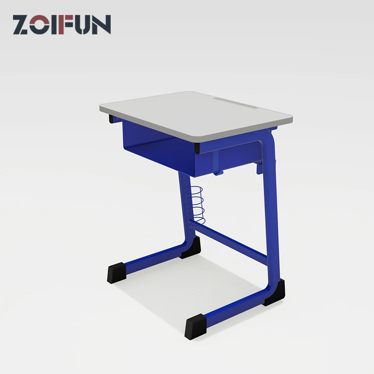 25mm MDF board customized student desk and chair for middle school student and table with drawer