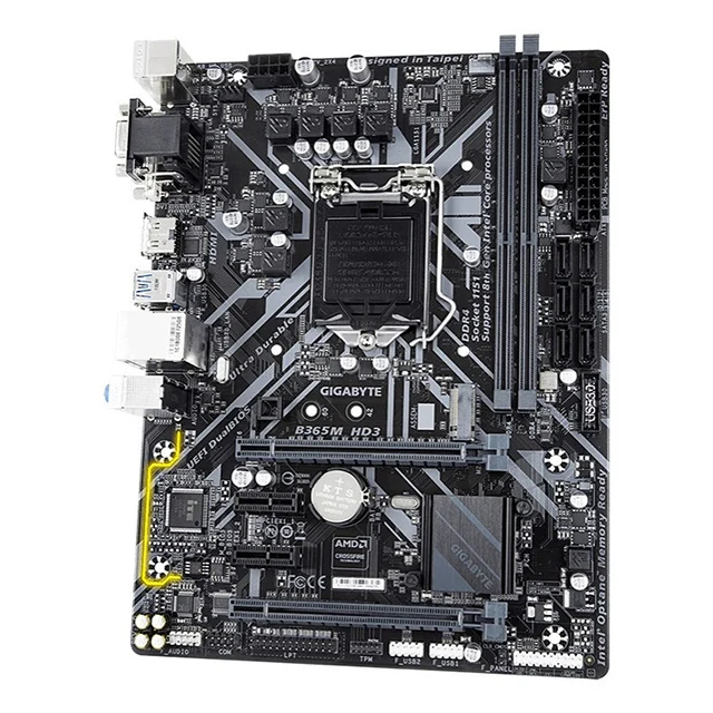 Gigabyte B365 игры материнская плата настольный компьютер хост материнская плата B365M-HD3 материнская плата поддерживает win7