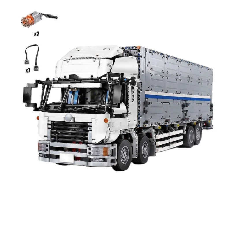 13139 APP High-Tech Toys Compatible With 23009 RC Wing Body Truck Model Building Blocks Bricks Kids Christmas Gift