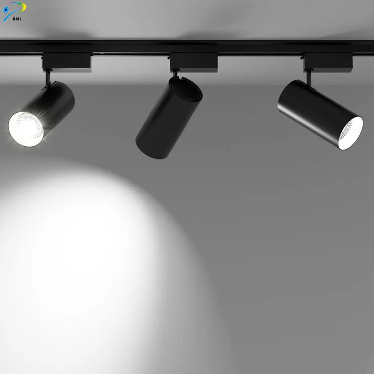 Светодиодный Трековый светильник с монолитным блоком светодиодов 10 Вт 20 30 40 Точечный для магазина розничная продажа точечные светильники линейный магнитной направляющей
