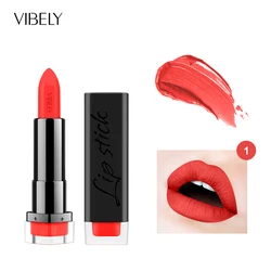 29 Colors Matte Lipstick Waterproof Velvet Lipsticks Wholesale Private Label Vegan Lip Custom Logo