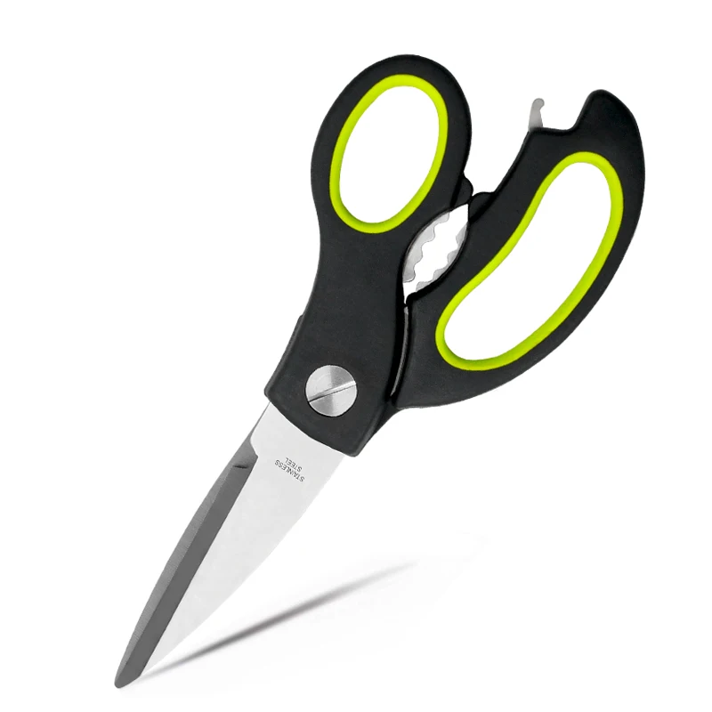 Kitchen Gadgets Tools Stainless Steel Chicken Poultry Fish Meat Vegetables Herbs BBQ Kitchen Scissor