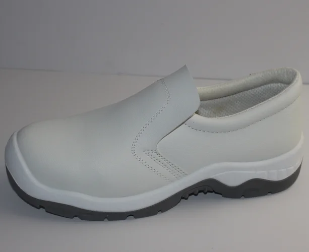 White Anti-static chemical lab hospital safety shoes food industry work shoes lightweight protective shoes