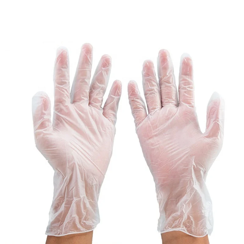 Raysen Food Grade Cheap Transparent PVC Disposable Vinyl Exam Gloves