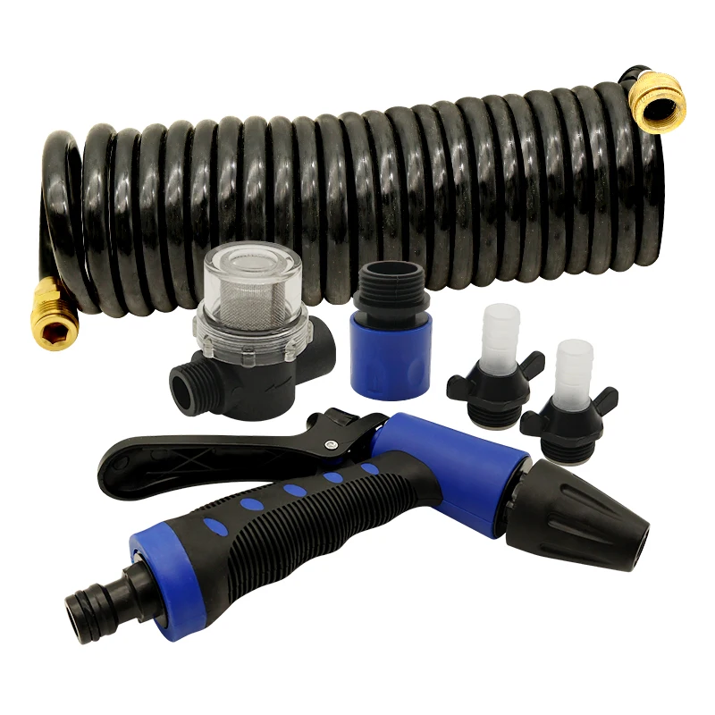 12V 20.8LPM High Pressure Deck Washdown Water Pump Kit Electric Marine Cleaning Pump Kit