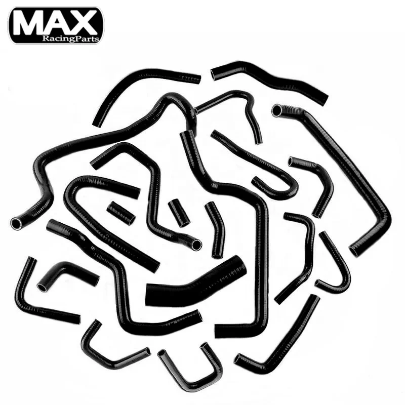 for Nissan Silvia/180SX/200SX S13 CA18DET 89-94 Coolant Heater Air Intake Radiator Intercooler Silicone Hose pipe turbo tube kit