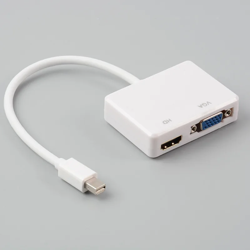 Factory direct sale mini dp to vga HD adapter cable mini dp to vga mini displaypot to vga HD