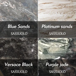 Sassuolo round marble countertop table metal dinning table design luxury dinning furniture sets