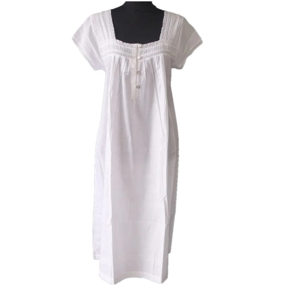 high capability factory direct sale factory cotton ladies nightgown