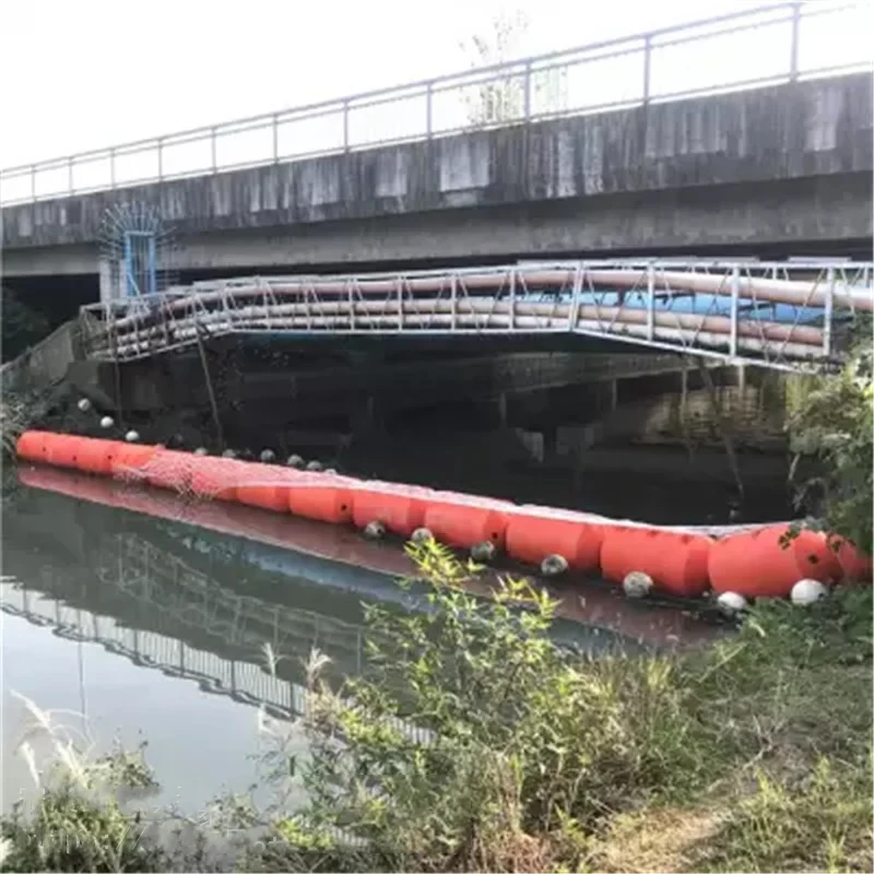 Long Working Water Surface harbour float plastic sea floating boom buoy barrier float