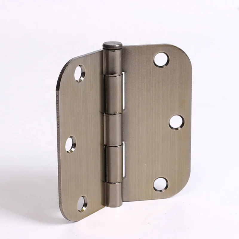 3.5 inch hardware accessory furniture steel/ iron 5/8 radius metal round corner spring door hinge