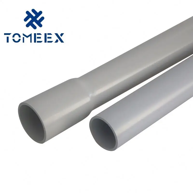 PVC Electrical Pipe Flexible Pipes Bulk And Fittings Schedule 40 20mm Pvc Conduit