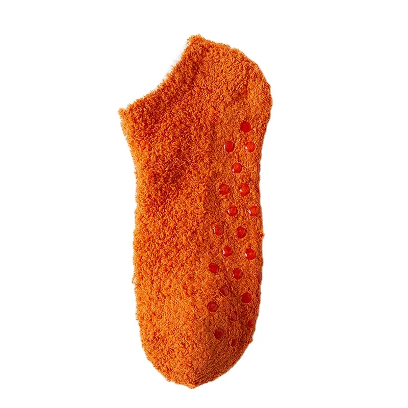 Women Warm Super Soft Plush Slipper Sock Winter Fluffy Microfiber Crew Socks Casual Home Sleeping Fuzzy Cozy  anti  slip Sock