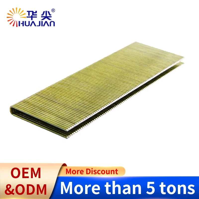 Steel Nails Manufacturers 40mm 18Ga 90 Series 5.8mm Customized Staples