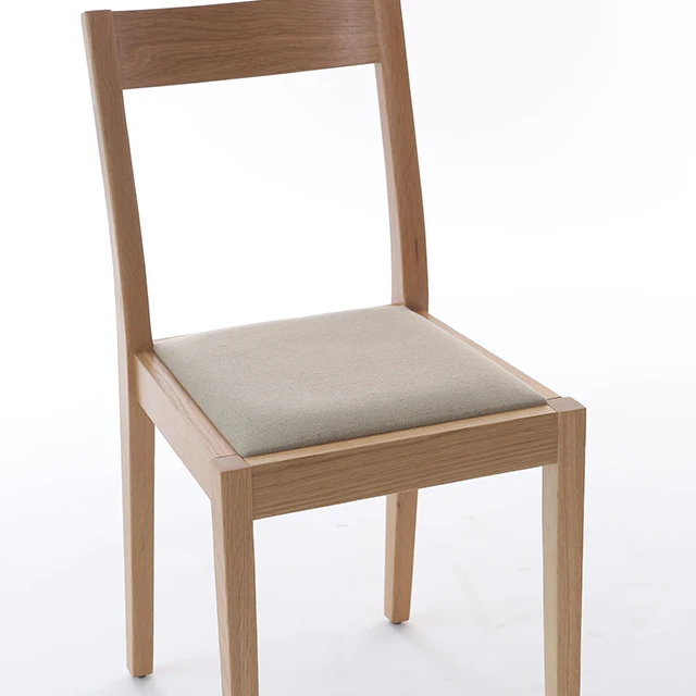 high quality Chinese Manufacturers Modern Simple Design Fabric Solid Wood Dinning Room Chair