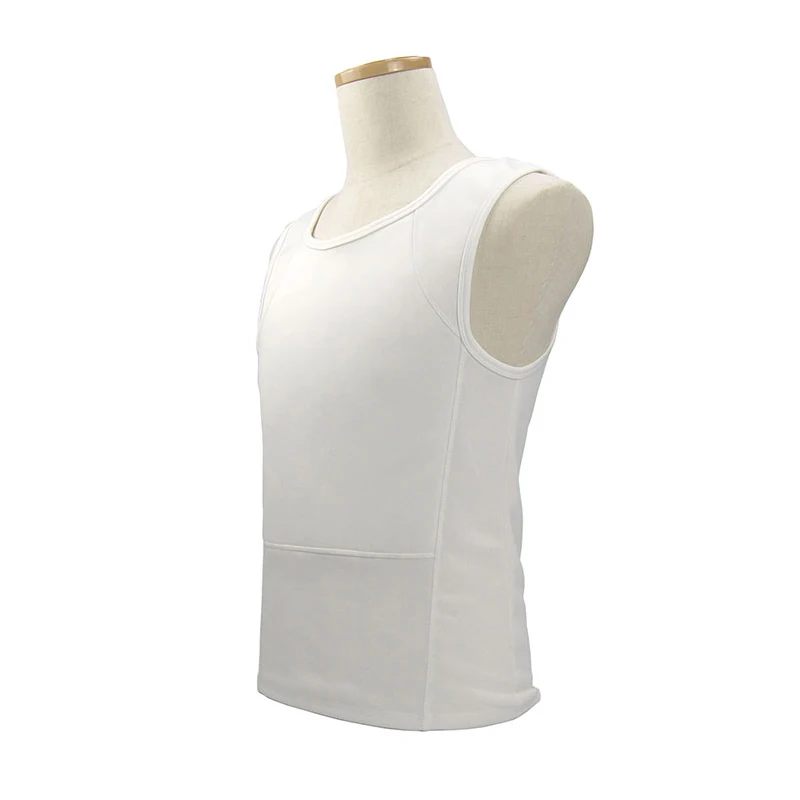 Пуленепробиваемая футболка класса 3A, скрытая Защитная футболка, пуленепробиваемый жилет, легкий пуленепробиваемый жилет