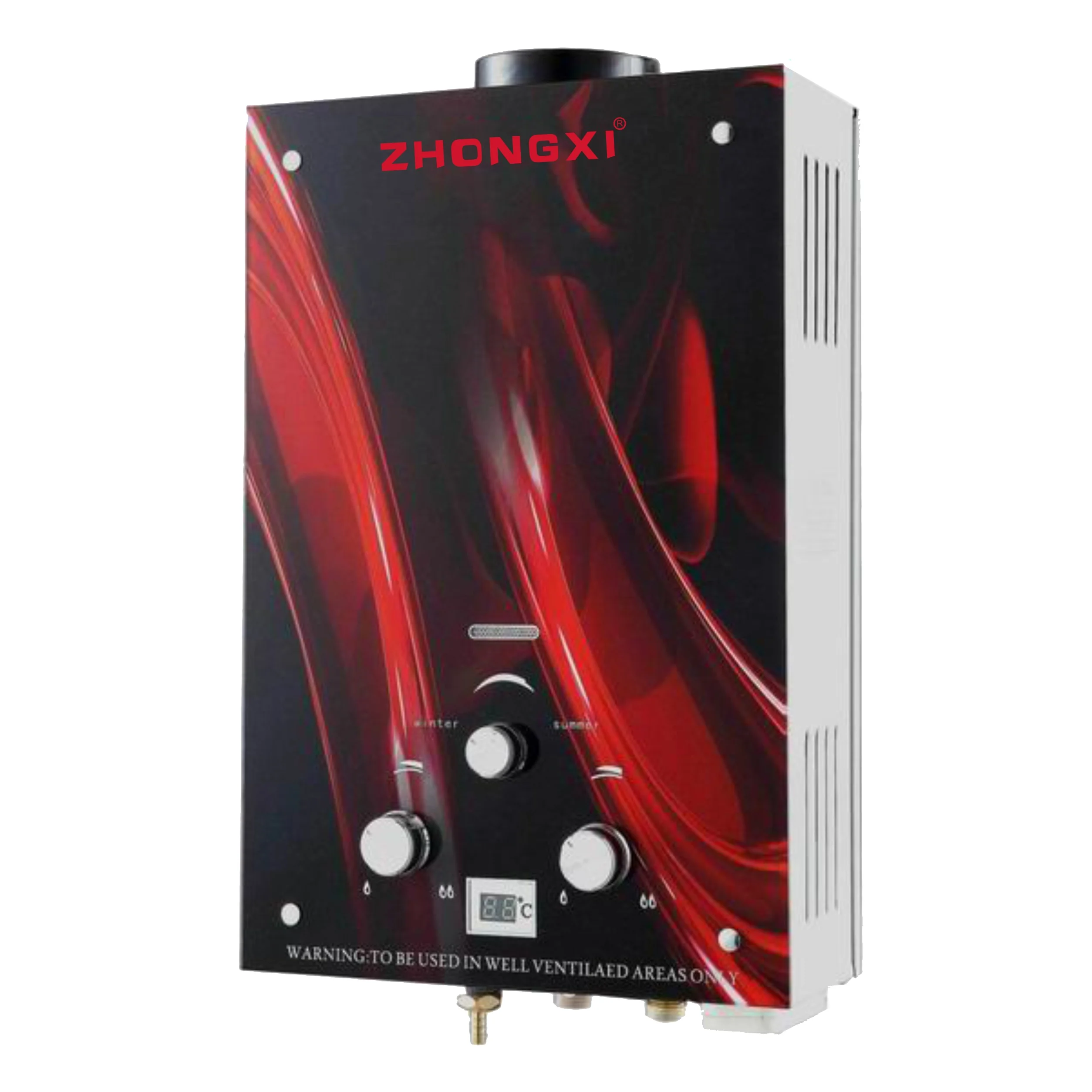 Портативный наружный мгновенный газовый водонагреватель Global mark, безрезервуарный газовый водонагреватель сжиженного углеводородного газа для ванной комнаты с низким давлением