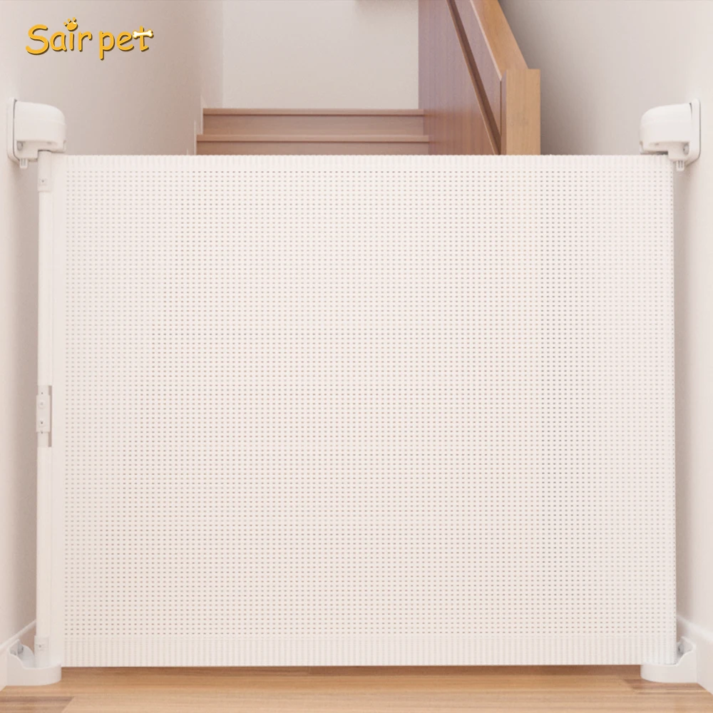 Magic Gate for Dogs and cats Pet Safety Gate Mesh Dog Gate Portable Folding Safe Guard Install Anywhere