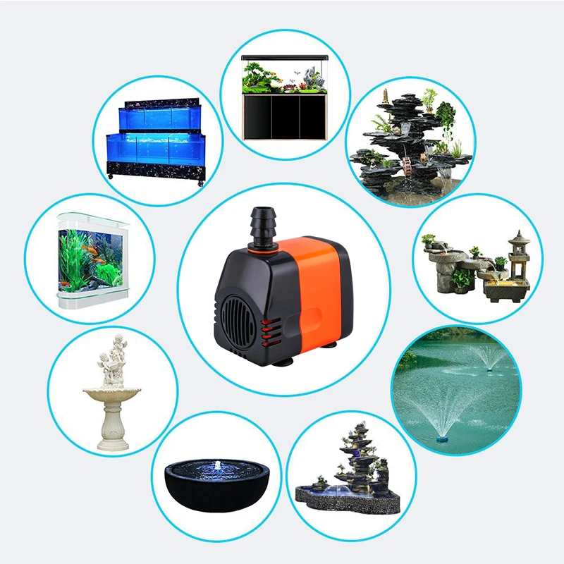High Quality fish pond water pump Submersible aquarium pump fish tank water pump filter