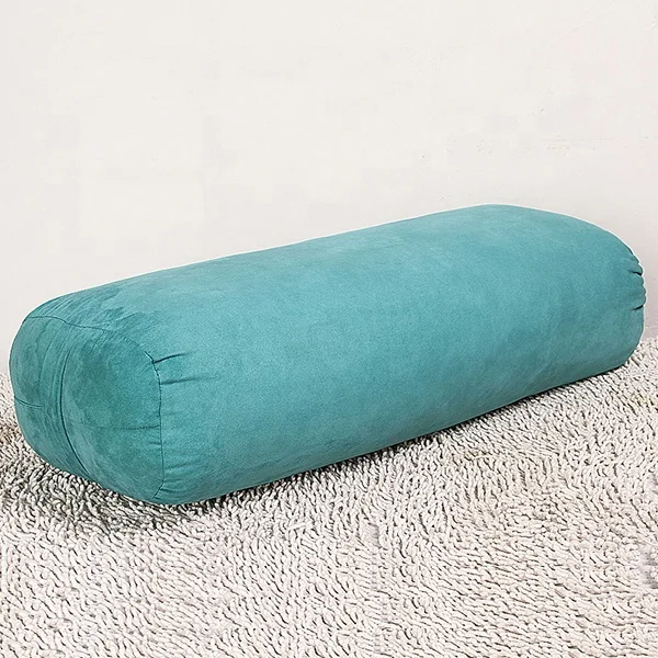 Hot Selling Pilates Cushion Yoga Pillow Yoga High Quality Elastic Cotton  Rectangular Meditation Yoga Bolster